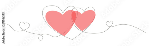 couple love continues line vector illustration design
