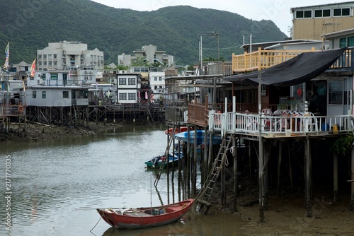 Maison traditionnelle du village de Tai O - Chine, près de Hong Kong