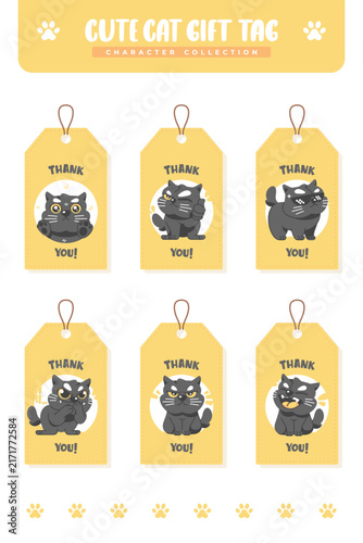 cute cat tag cartoon collection 2