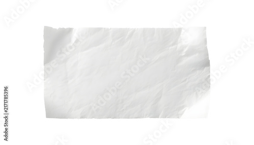 Crinkled paper texture PNG transparent background