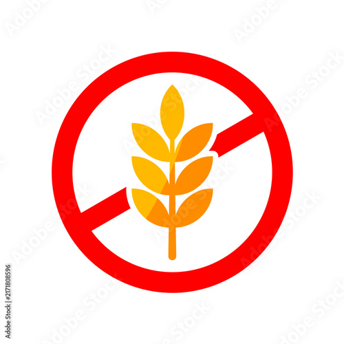 Gluten free vector icon