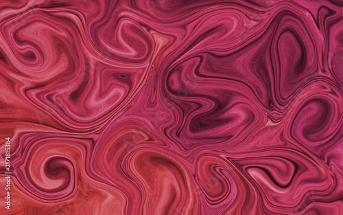 Magenta fluid abstract liquid background pattern with smooth swirling marble effect liquid art fluid motion swirl texture abstract