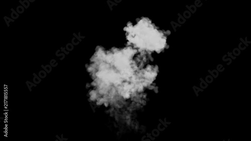 Smoke explosion animation cartoon effect with alpha channel puff dust blast and smooth transition explosion cloud vfx element in 4K resolution ideal for dynamic overlay 