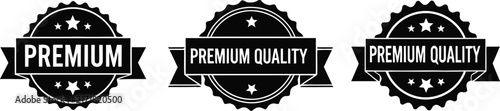  Premium quality badge vector icon