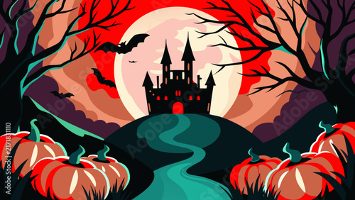 halloween vector illustration
