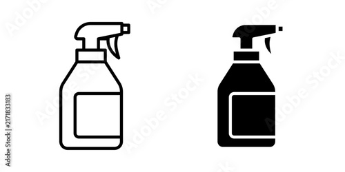Cleaning spray icon