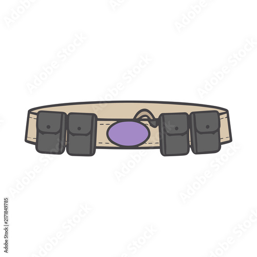 Konstfotografi Utility belt with pouches and buckle