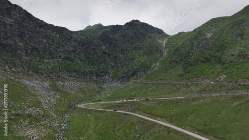 Upper Transfagarasan Road Below Rocky Cirque