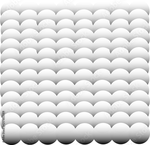 Fond d'un ensemble de cercles blancs en dégradé, en ligne, reliés les uns aux autres.