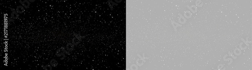 Cuadro en lienzo Falling snow or dust particles visual effect overlay