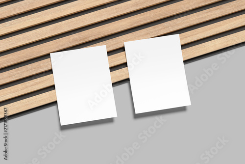 A4 Flyer Blank Mockup set