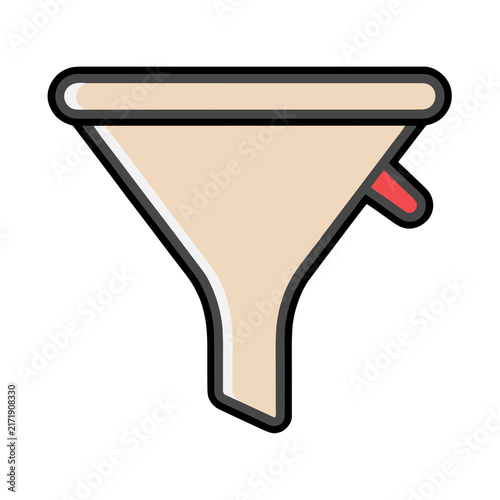Cuadro en lienzo Funnel icon