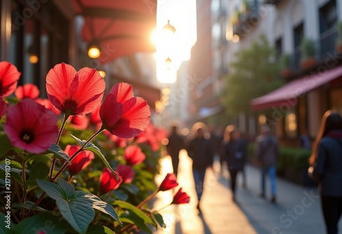 Heart-Shaped Fragrant Flowering Wonders of Linden Street Parting Scenic Urban Feel