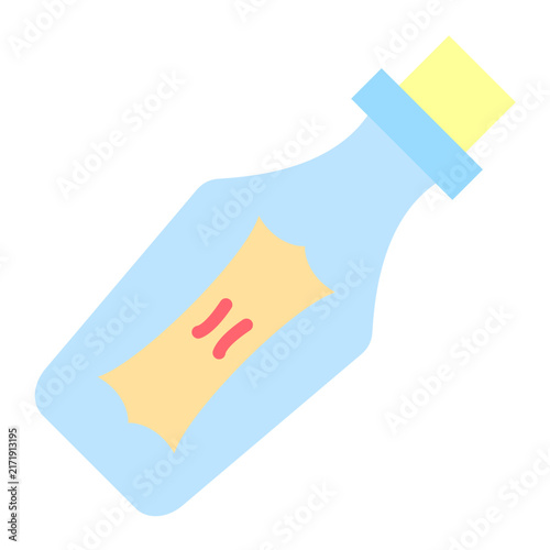 Message In A Bottle Vector Design Icon Style