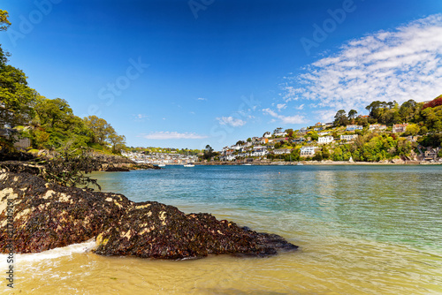 Konstfotografi Mouth of the River Dart in Dartmouth Devon England UK