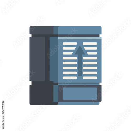 Uninterruptible Power Supply UPS Battery Unit Icon for Data Server and System Energy Protection