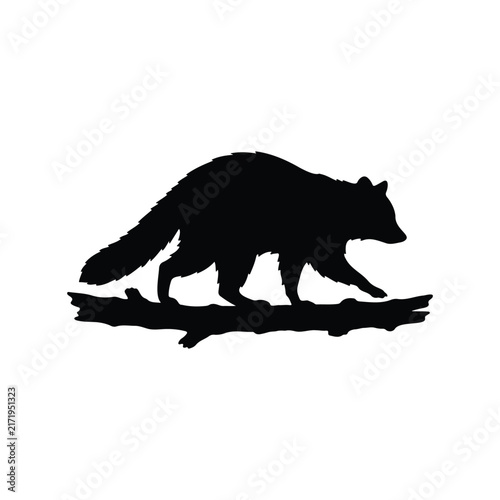 Roccona walking silhouette icon vector flat design.