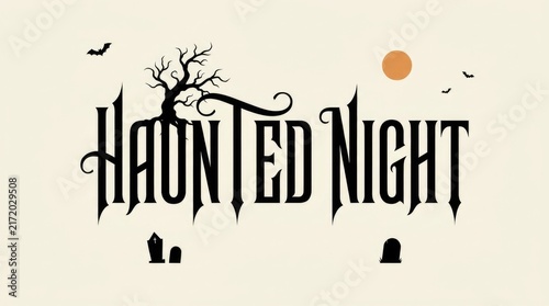 Halloween 2026 City panorama in halloween style. Scary halloween isolated background. Orange and yellow background. Vector illustration.