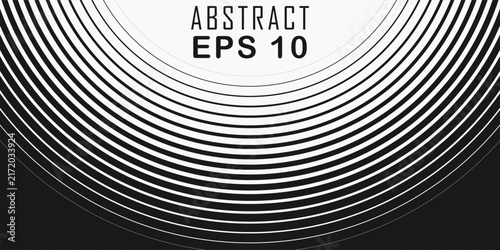 фотографія Minimalist abstract background featuring semicircular lines