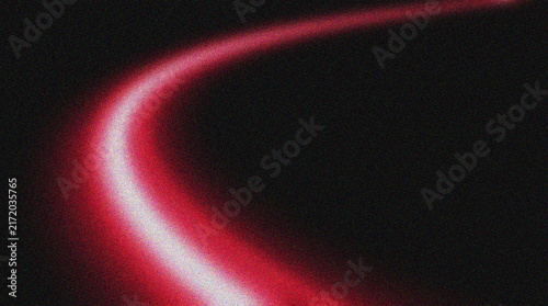 Canvas Print Glowing Noise Abstract red curvature light streak dynamic motion grainy surface minimalist digital artistic modern graphic Website header Landing page Banner Cover wallpaper Texture design