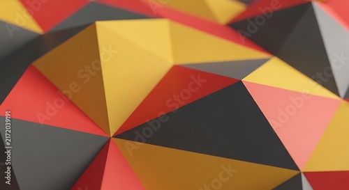 Abstract geometric background with colorful low poly triangular shapes