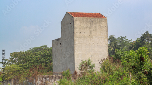 Quadro su tela Swiftlet Farming House Building for Edible Nest Production in Rural Indonesia