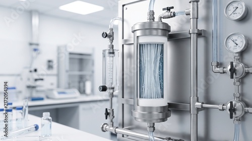Precision engineering for advanced scientific filtration and purification processes in a sterile