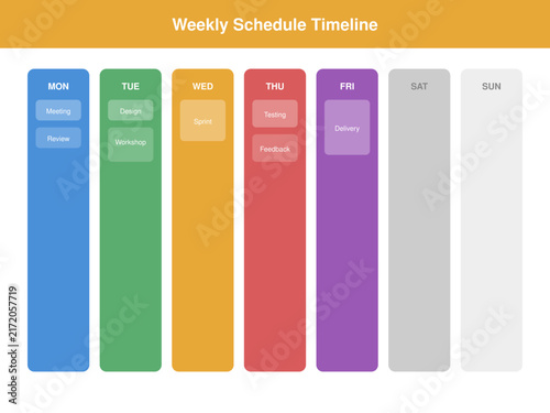 Timeline Infographic Template for Project History 04