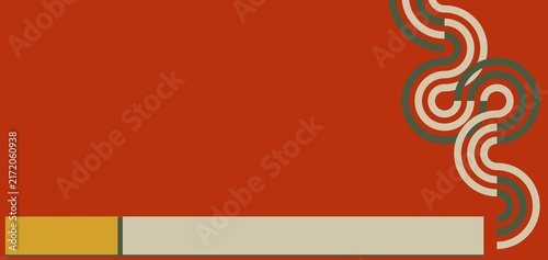 Cigarette smoking concept with copyspace for tobacco health awareness campaign