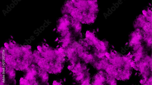 Purple smoke cloud for background and design elements