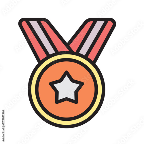 School Award Medal Icon