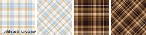 Check pattern set.tartan plaid for dress ,flannel skirt, tablecloth other modern and fashion summer textile print.
