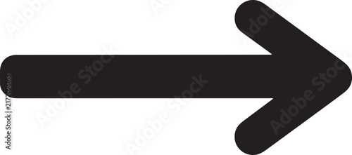 Arrow graphic points directly right on a plain background.