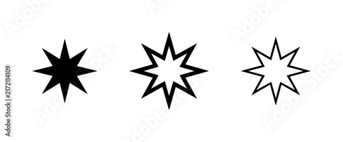Eight point star icons representing sparkle and shine effects.