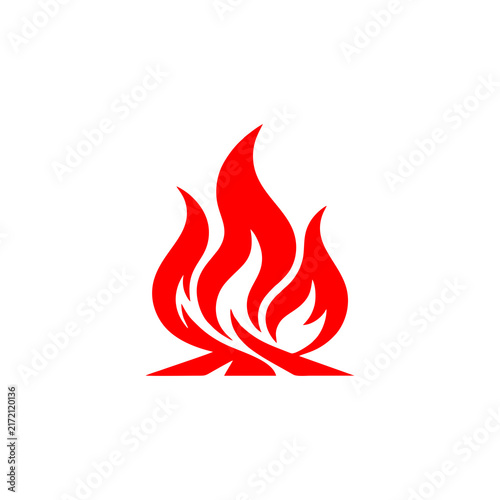 fire flame design logo