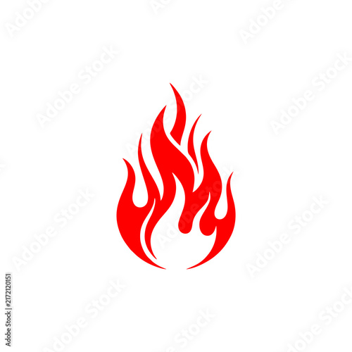 fire flame symbol logo illustration
