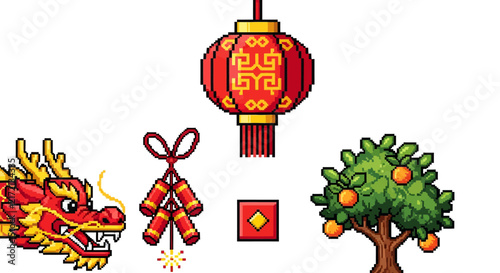 Chinese New Year Dragon Head Decoration.