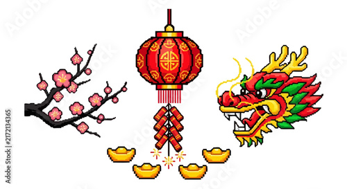 Chinese New Year dragon lantern.