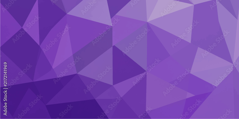 Obraz premium Abstract purple polygonal mosaic vector background with faceted low‑poly texture blending geometric shapes seamlessly