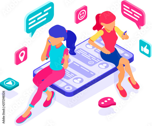 chat online dating friendship in social networks