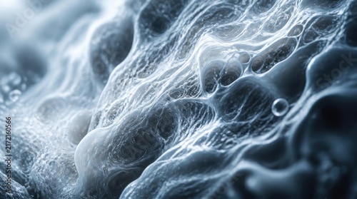 Abstract microscopic organism texture with organic cellular web formations