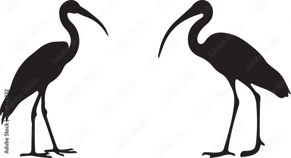 Naklejka premium illustration of a flamingo