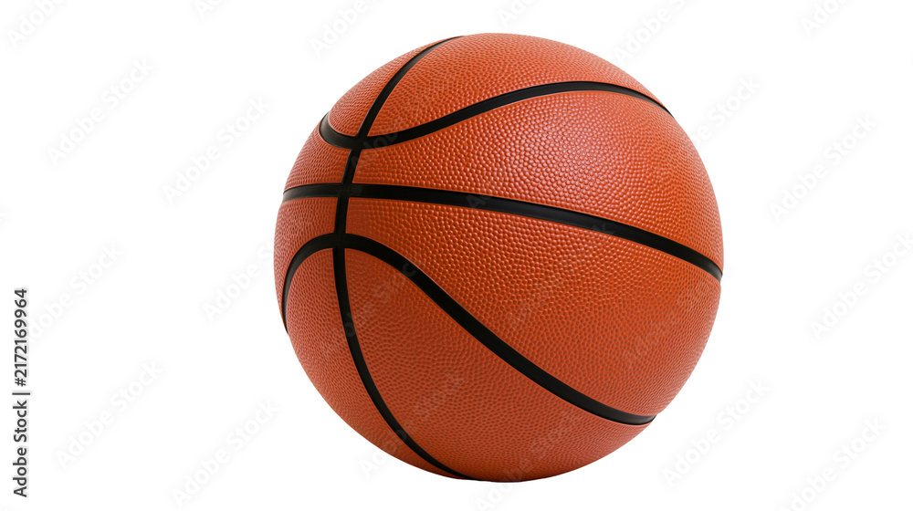 Fototapeta premium basketball isolated on white