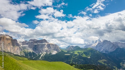 King Frederick Augustus' High Route - Val di Fassa - Italy - Time Lapse