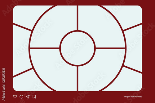 Social Media Design Collage Template