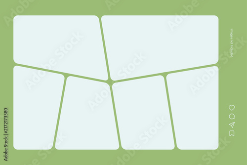 Social Media Design Collage Template