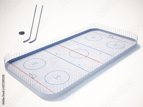 Canvas Print Eishockey