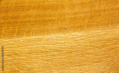Oak natural, authentic wood. Oak plank texture, sanded oak wood panel, wood blank, plank, background, wallpaper.