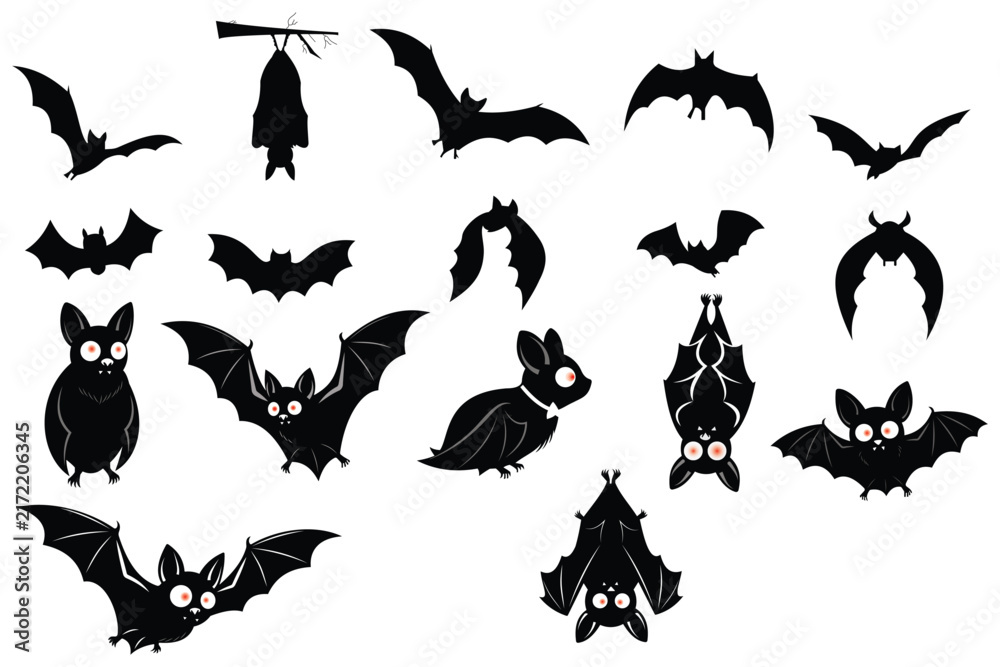 Fototapeta premium Halloween icon set. Minimalist Halloween Decorations. perfect for Halloween.