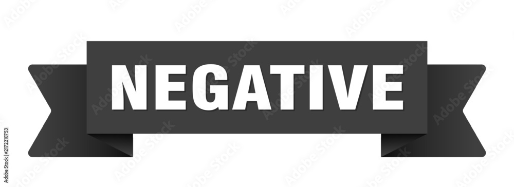 Fototapeta premium negative ribbon isolated on transparent background. negative ribbon